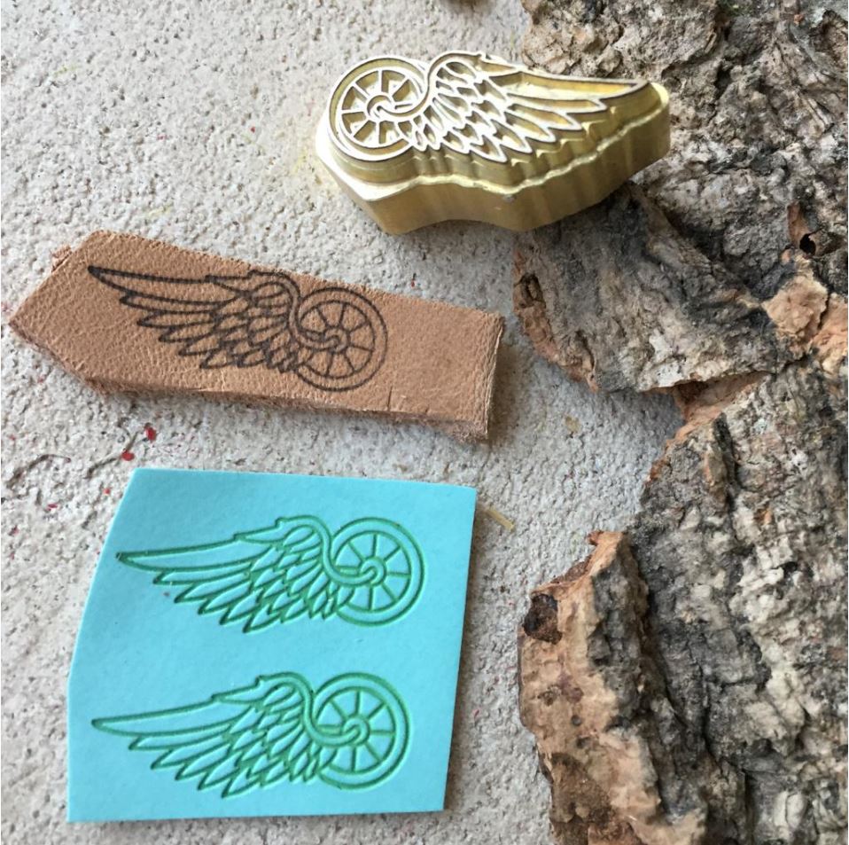 Customized leather branding stamp